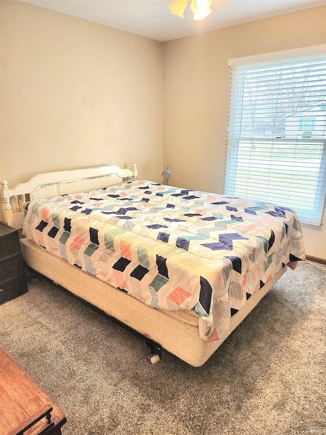 bedroom featuring carpet floors