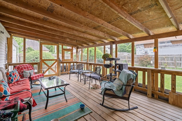 1015 W Jefferson St, Kokomo, IN 46901 - sunroom featuring outdoor lounge area and plenty of natural light