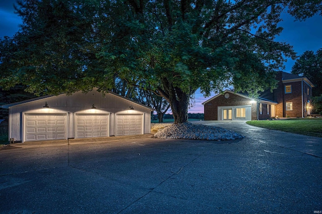 9700 Big Cynthiana Rd, Evansville, IN 47720 - exterior space with a detached garage and an outdoor structure