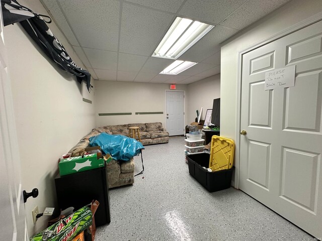 316 N Main St, Churubusco, IN 46723 - interior space with a drop ceiling