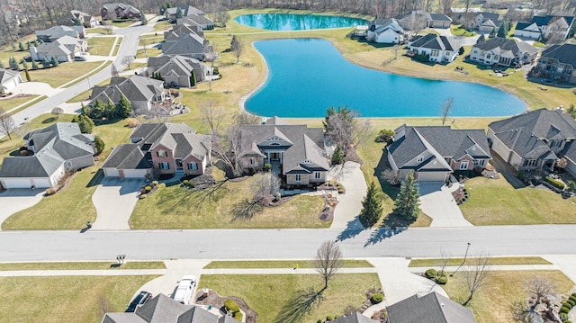 bird's eye view featuring a residential view