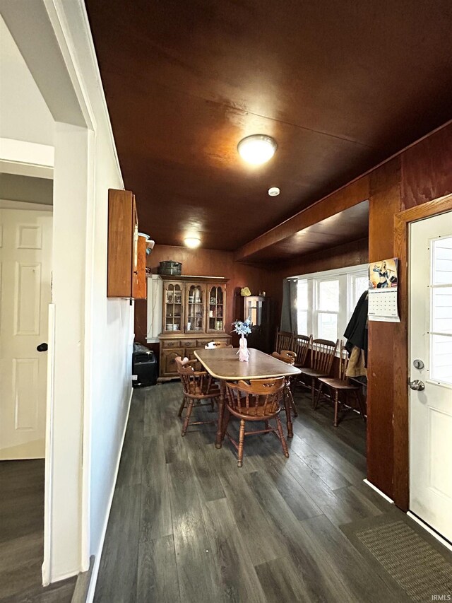 1428 11th St, Tell City, IN 47586 - dining area with dark wood finished floors