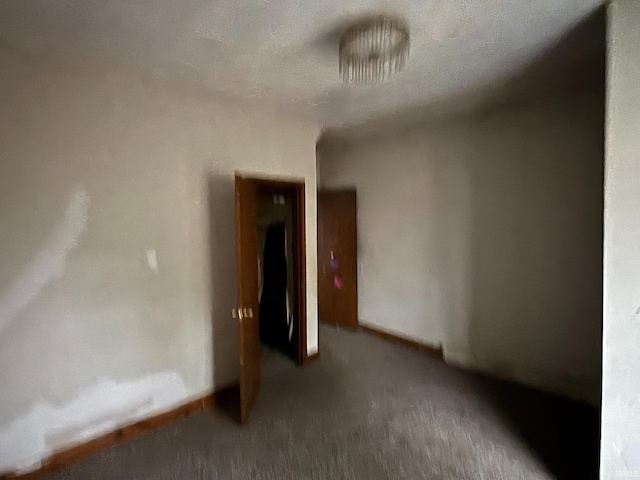 interior space featuring carpet flooring