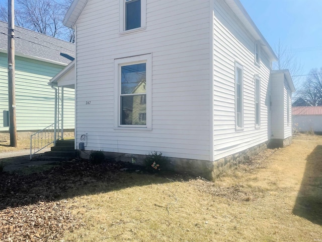 view of side of property