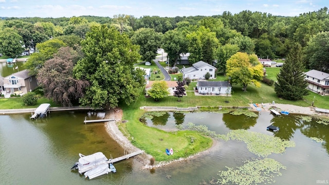760 Ln 136 Turkey Lk, Hudson, IN 46747 - bird's eye view featuring a water view