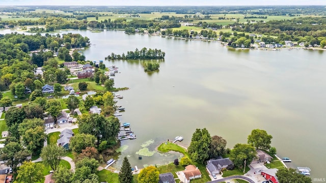 760 Ln 136 Turkey Lk, Hudson, IN 46747 - bird's eye view with a water view
