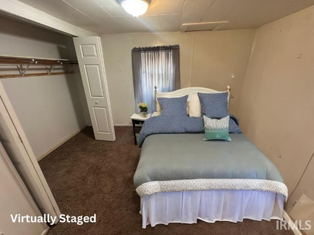 1130 N Lindsay St, Kokomo, IN 46902 - bedroom featuring carpet floors