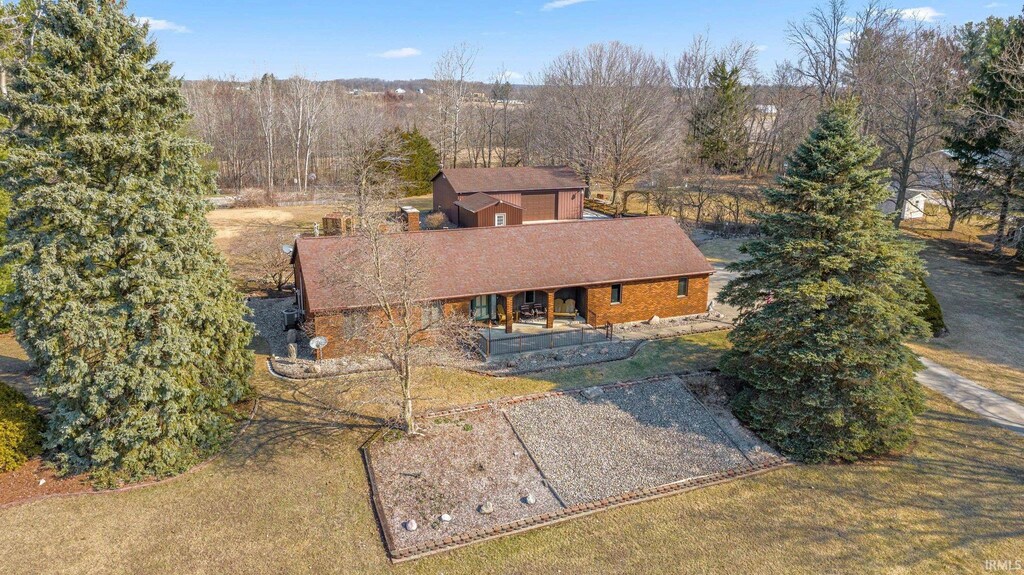3823 E 550 S Unit 57, Churubusco, IN 46723 - drone / aerial view
