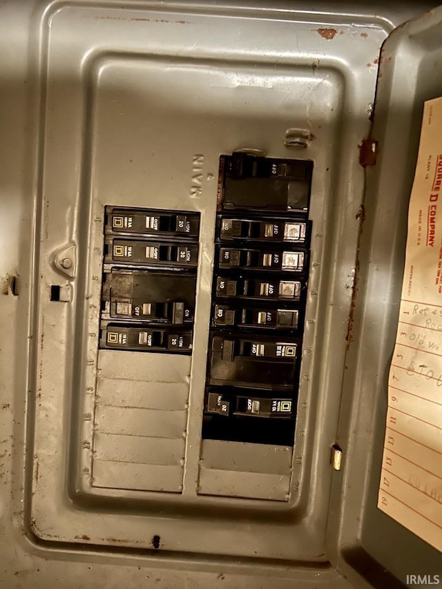 utility room with electric panel