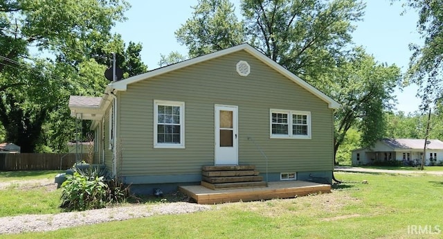 244 Maple St, Mount Vernon, IN 47620 - back of house featuring entry steps
