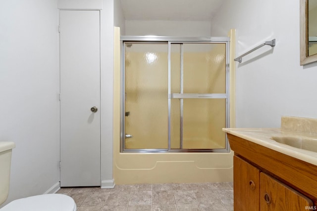 416 Maple St, Tipton, IN 46072 - full bath featuring toilet, vanity, and combined bath / shower with glass door