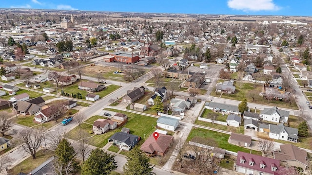 416 Maple St, Tipton, IN 46072 - aerial view with a residential view