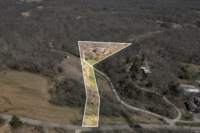5175 Beanblossom Rd, Nashville, IN 47448 - birds eye view of property
