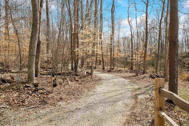 5175 Beanblossom Rd, Nashville, IN 47448 - view of road featuring a wooded view