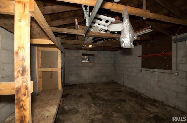 1620 Shelby Ave, Evansville, IN 47714 - below grade area with concrete block wall