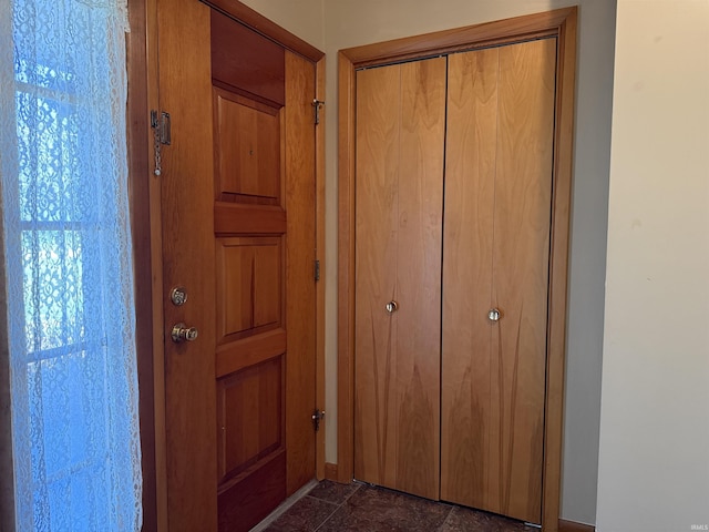 view of doorway to outside
