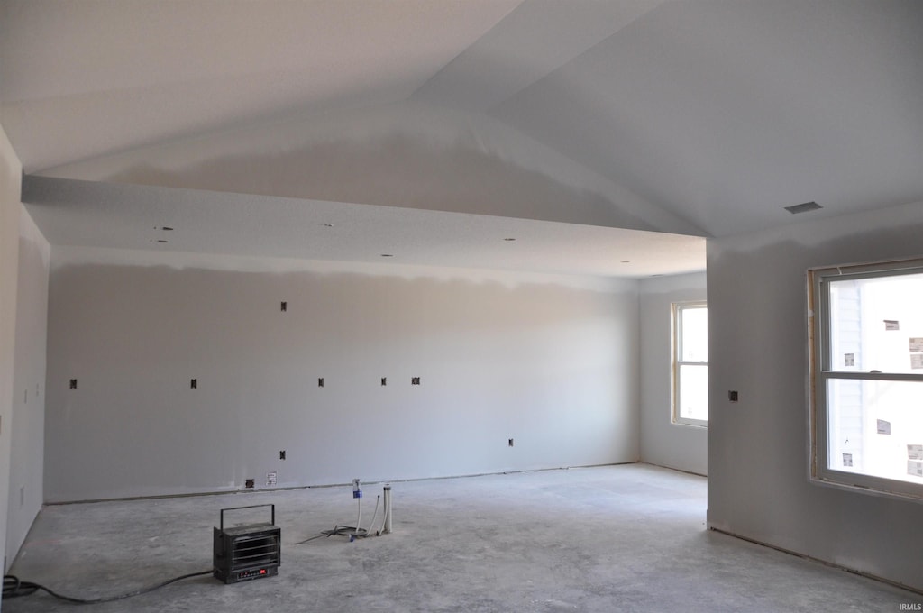 2016 Winesap Way, Kendallville, IN 46755 - spare room featuring vaulted ceiling