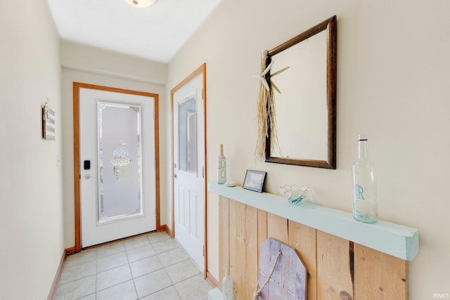 5540 N Willow Ave, Columbia City, IN 46725 - interior space with baseboards and light tile patterned floors