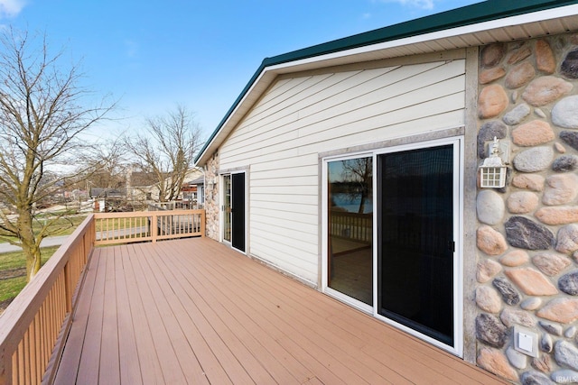 5540 N Willow Ave, Columbia City, IN 46725 - view of deck