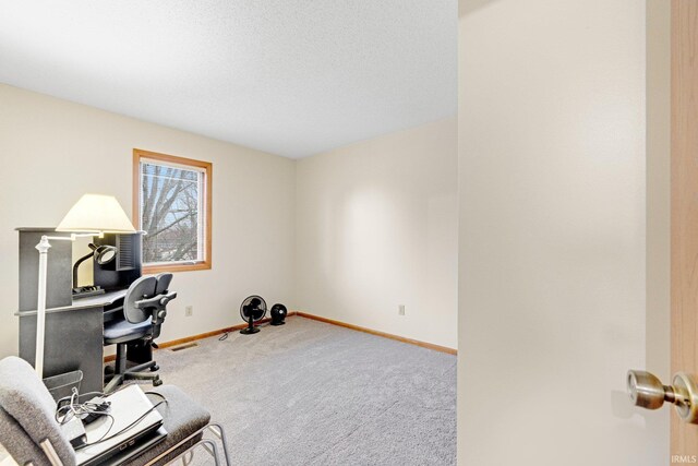6027 Old Brook Dr, Fort Wayne, IN 46835 - office area with baseboards and carpet