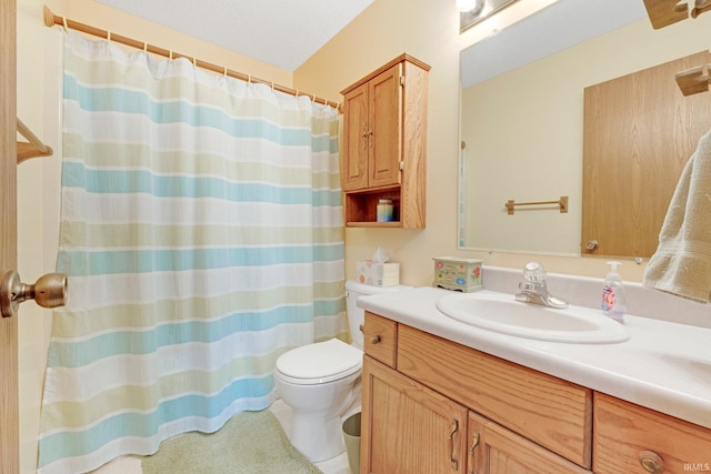 6027 Old Brook Dr, Fort Wayne, IN 46835 - full bath featuring toilet, vanity, and curtained shower