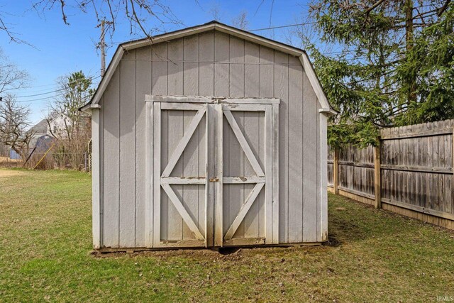 6027 Old Brook Dr, Fort Wayne, IN 46835 - view of shed featuring fence