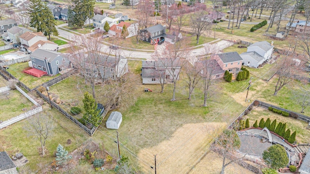 6027 Old Brook Dr, Fort Wayne, IN 46835 - birds eye view of property with a residential view
