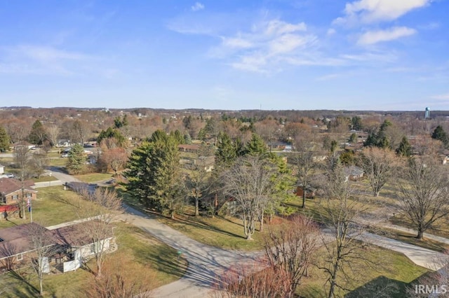 aerial view