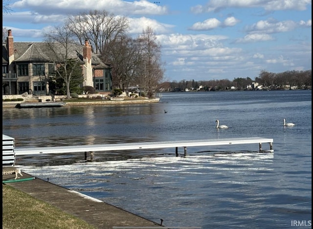 view of water feature