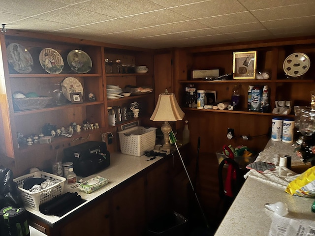 view of home office
