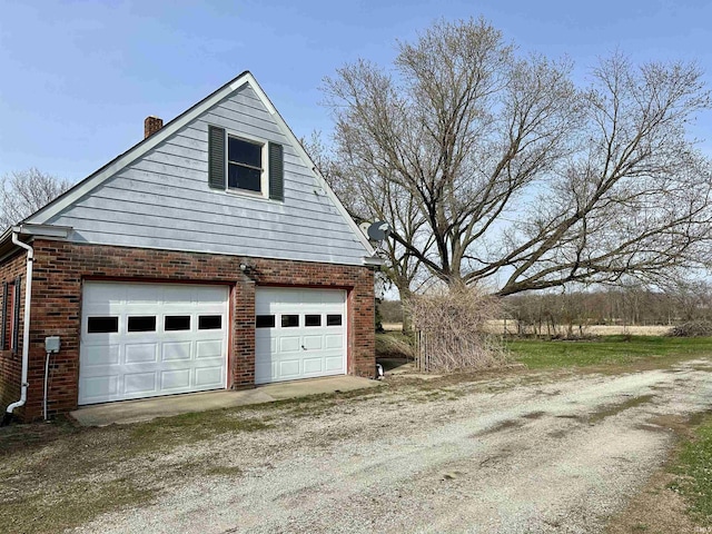 garage featuring a garage