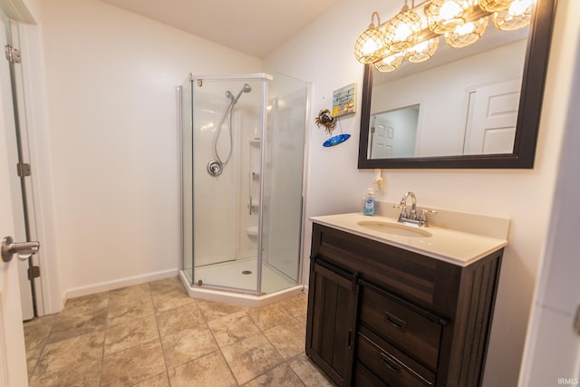 2860 E Moffett Ln, Bloomington, IN 47401 - full bath with vanity and a shower stall