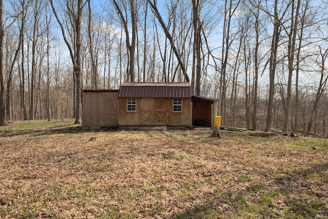 4277 S 100 W, Williamsport, IN 47993 - exterior space with an outbuilding