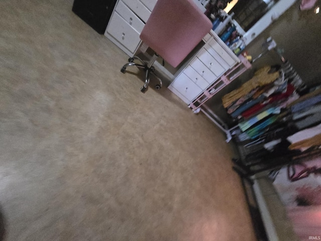 interior space featuring carpet flooring