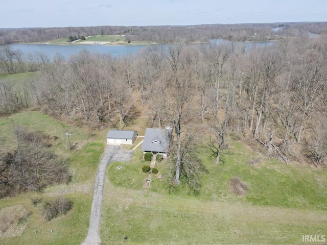 2645 S Greensboro Pike, New Castle, IN 47362 - drone / aerial view with a water view
