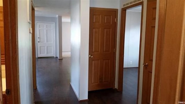 905 Stewart Ave, Evansville, IN 47715 - hallway featuring baseboards and crown molding