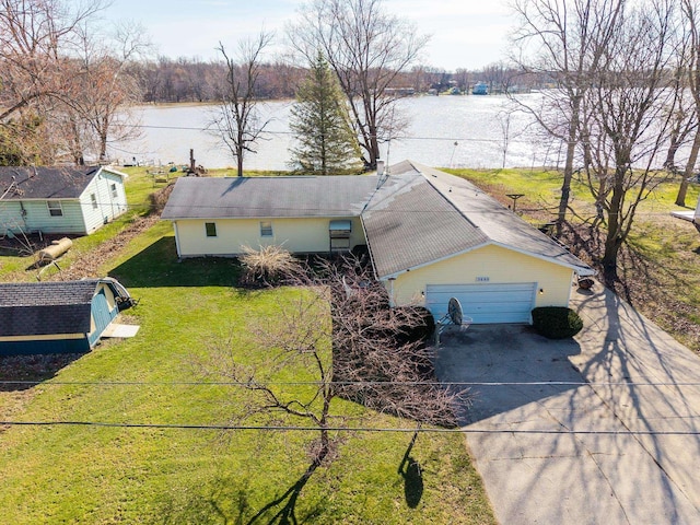 2680 S 390 W, Pleasant Lake, IN 46779 - drone / aerial view featuring a water view