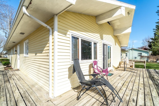 2680 S 390 W, Pleasant Lake, IN 46779 - view of wooden deck