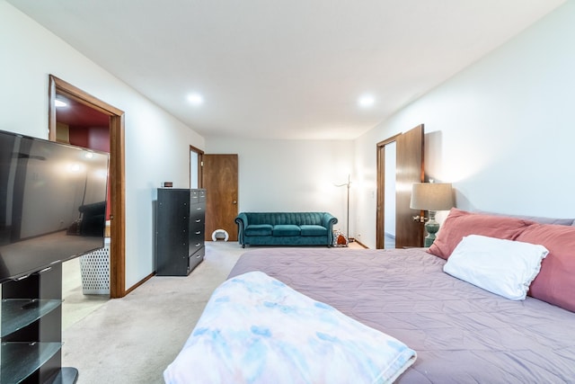 2680 S 390 W, Pleasant Lake, IN 46779 - bedroom with light carpet and baseboards