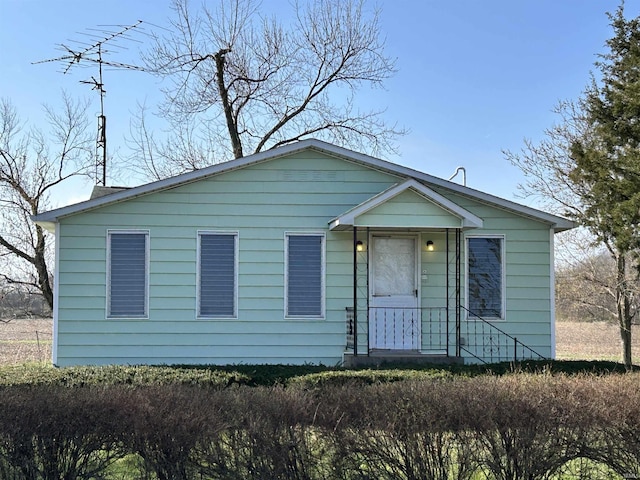 view of bungalow-style house