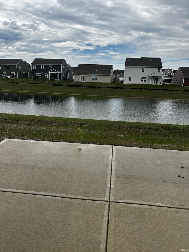 water view with a residential view