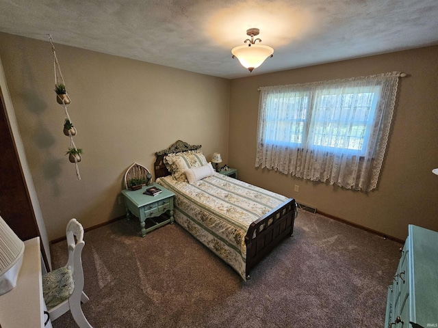 501 Monticello Dr, Vincennes, IN 47591 - bedroom featuring visible vents, baseboards, and carpet