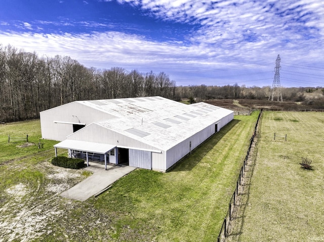 411 S County Road 550 E, Selma, IN 47383 - drone / aerial view