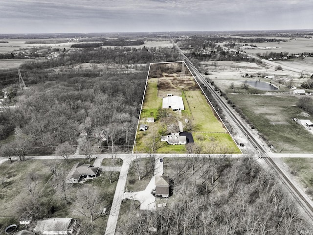 411 S County Road 550 E, Selma, IN 47383 - drone / aerial view featuring a rural view