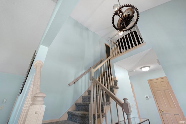 view of staircase