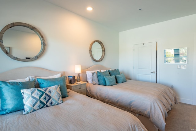 304 W Kirkwood Ave Unit 305, Bloomington, IN 47404 - carpeted bedroom featuring recessed lighting and baseboards