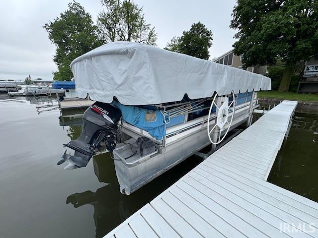 2807 Barrett Rd, Rochester, IN 46975 - dock area with a water view