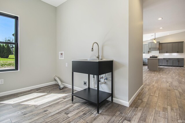 8342 S Sr 17 Hwy, Plymouth, IN 46563 - clothes washing area featuring laundry area, baseboards, and plenty of natural light