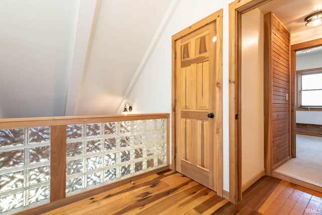 3066 N Pierce Dr, Solsberry, IN 47459 - corridor featuring baseboards and hardwood / wood-style flooring