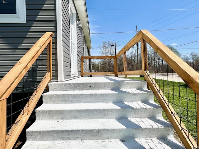 view of staircase